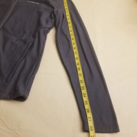 Columbia Zinc Blue Full Zip Lightweight Ascender Jacket Pockets Men's Size Small - Picture 9 of 10